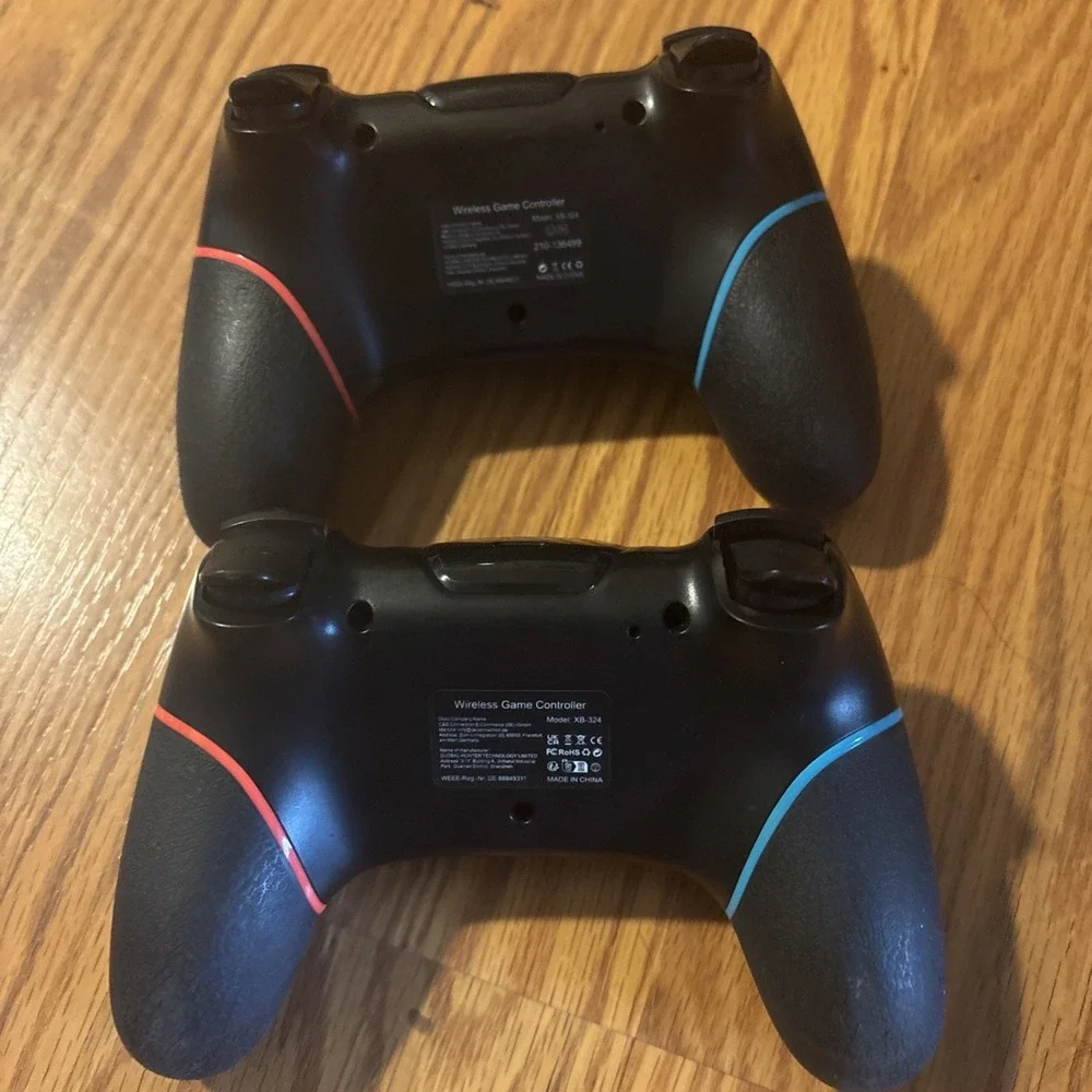 2 Pack Wireless Pro Style Controllers Compatible with Nintendo Switch – Black